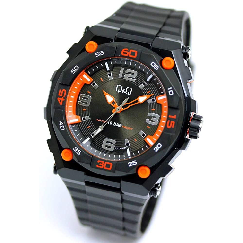 SALE Jam Tangan Pria Sporty Rubber Analog Original Q&amp;Q QNQ QQ GW79 Series