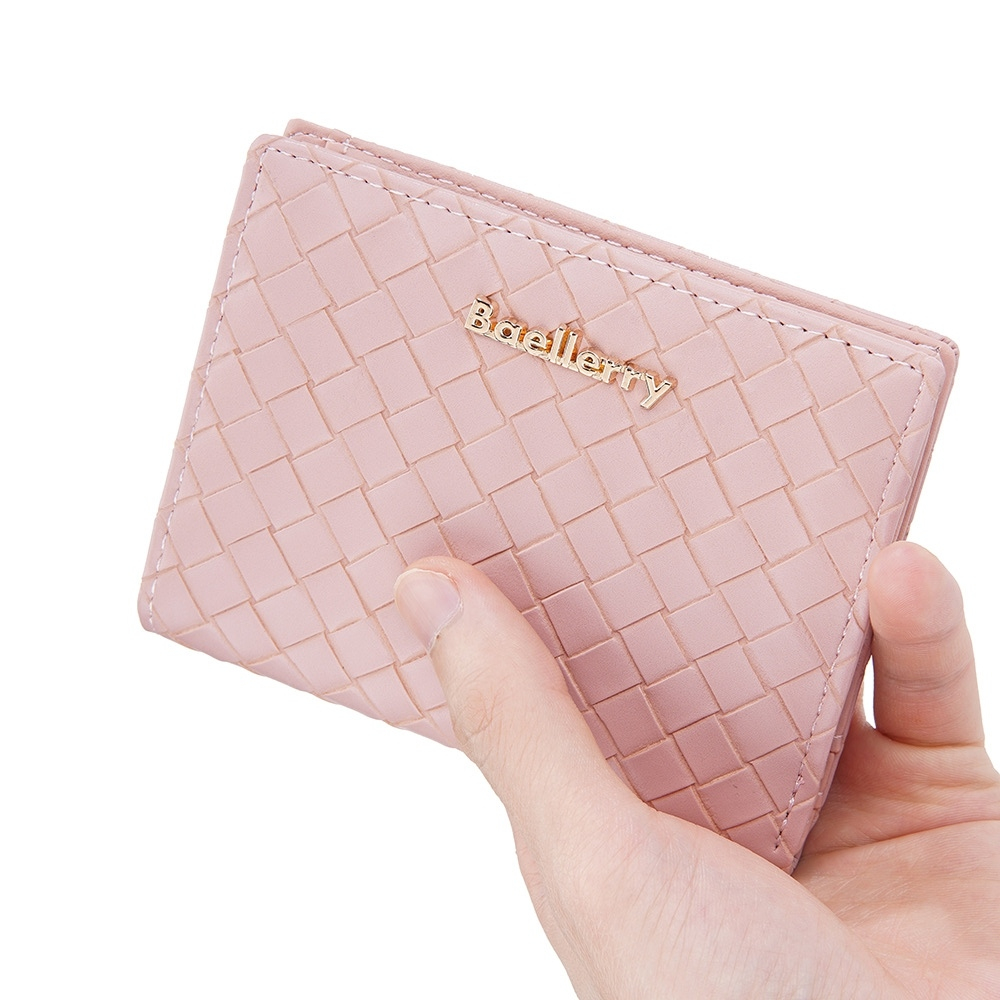 DOMPET LIPAT WANITA PREMIUM CEWEK KEKINIAN SLOT KARTU RESLETING KOIN KECIL ORIGINAL BAELLERRY IMPORT KULIT MINI LUCU KOREA MURAH FASHION REMAJA TERBARU PINK CELADINE WA698P3