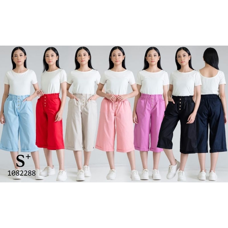 CELANA KULOT 7/8 KATUN ZARA S+ BY MOSCATO SUGGEST S-XL
