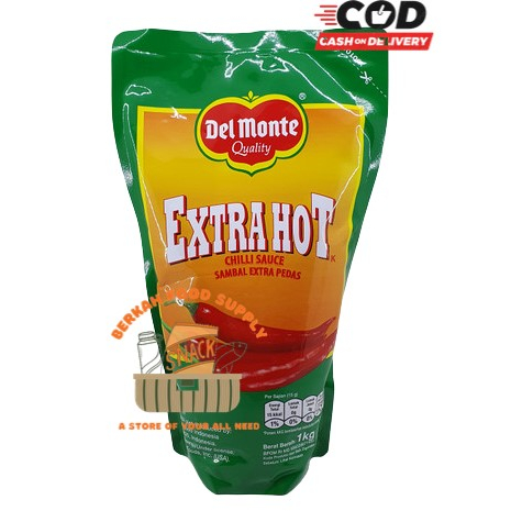 

Del Monte Chilli Sauce Extra Hot 1kg / Chili Sauce / Saus Sambal Extra Pedas