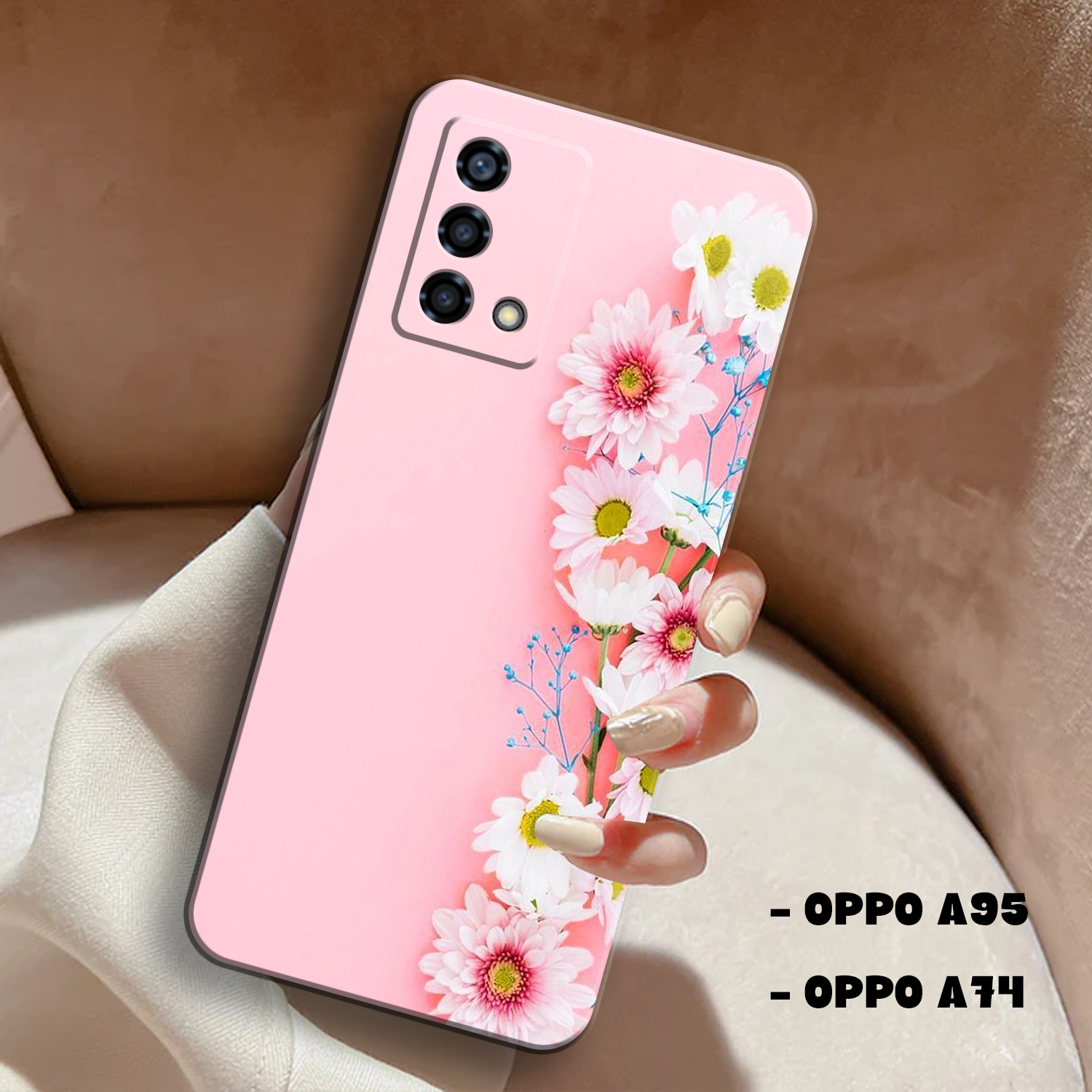 Case Hp Oppo A95 - A74 - Casing Hp Oppo A95 - A74 - Elzora.id - Fashion Case bunga - Case Cewek - Ca