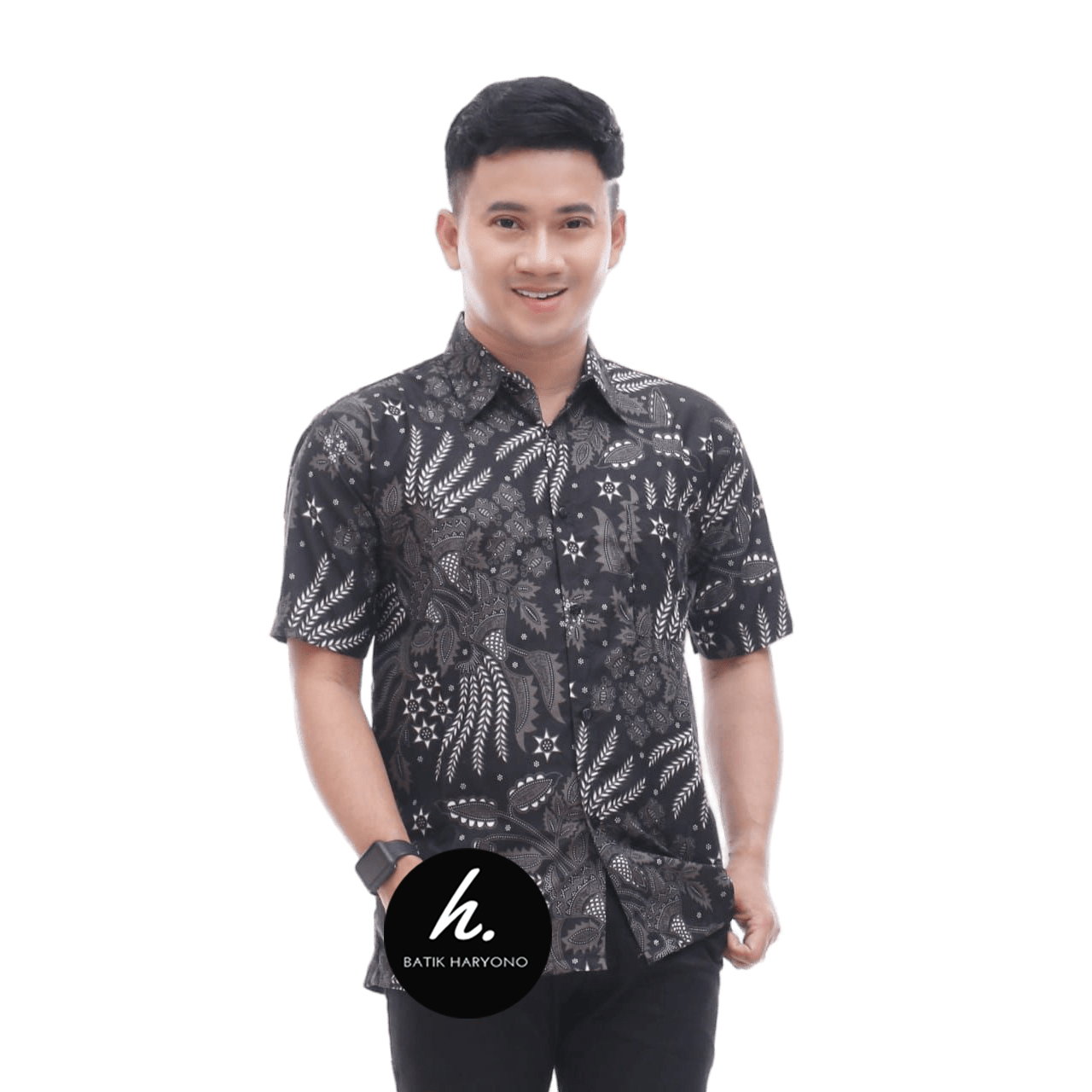 Baju Kemeja Batik Murah Pria Dewasa Lengan Pendek Terbaru Modern Seragam Kondangan