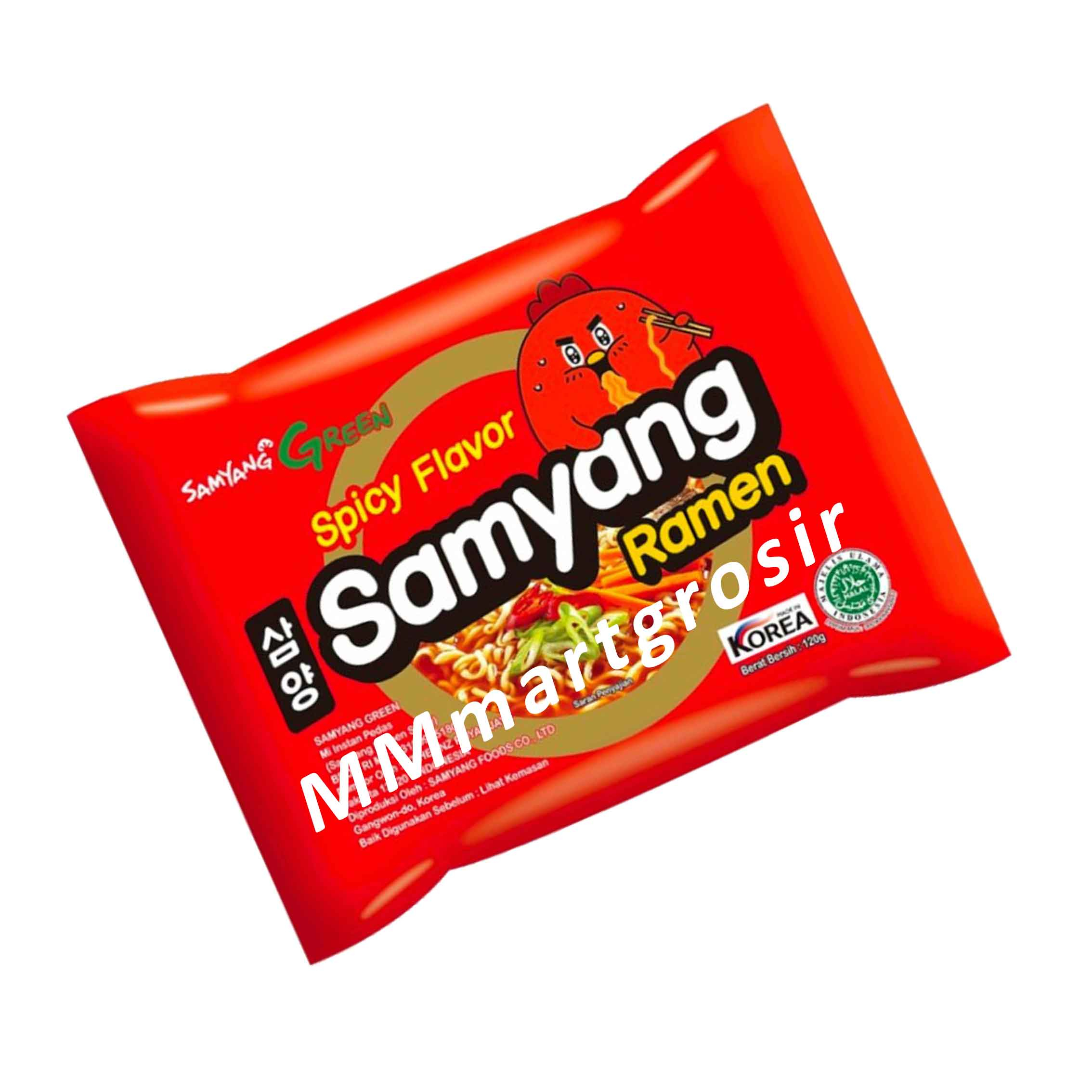 Samyang Ramen Spicy / Mie Instan Pedas / Mi Instan Kuah / 120gr