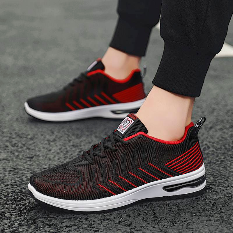 Highland Sepatu Pria Sneakers Fashion Kekinian Casual Sport Running Shoes Sepatu Cowok Sekolah Kuliah Kerja MR506