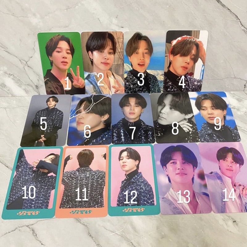 set 14pc BTS Dicon 102 mini edition sharing pc photocard photobook JIMIN dfesta Official