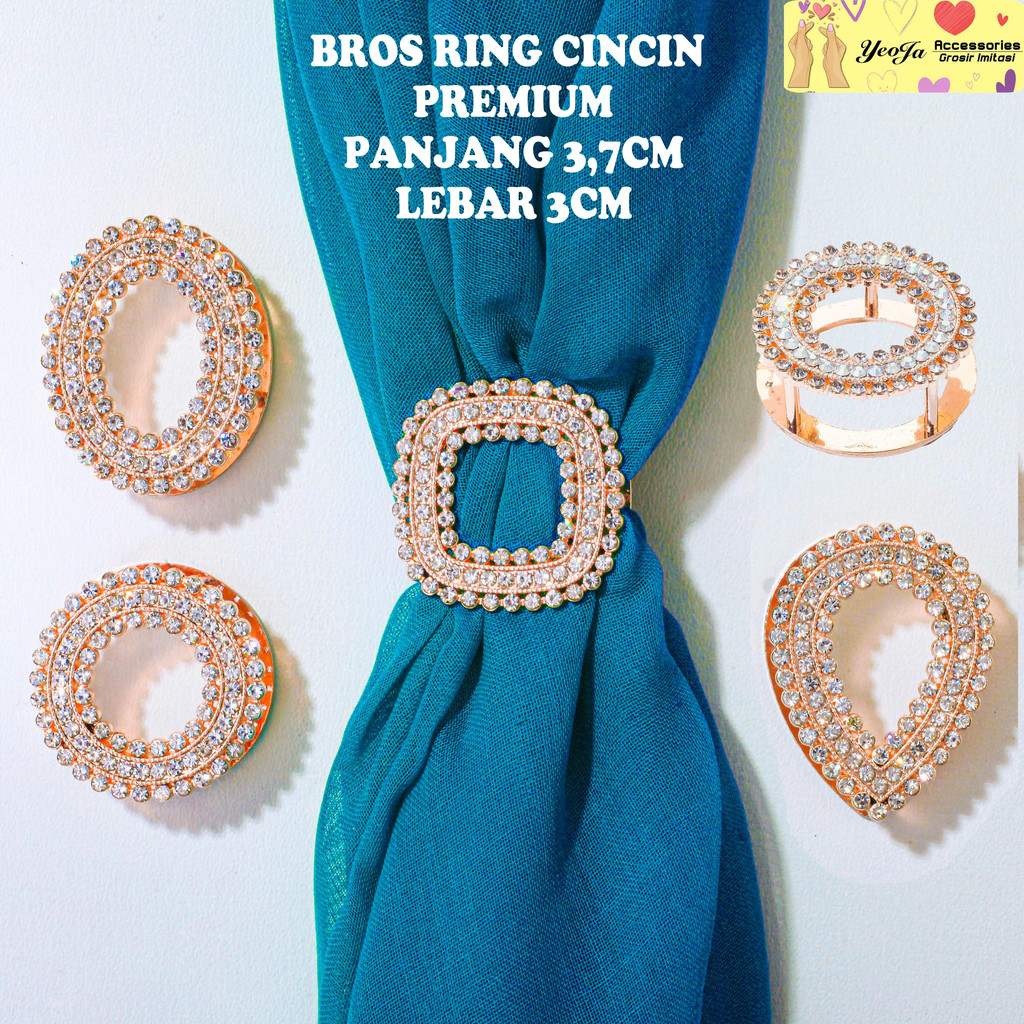 Bros / Cincin / Hijab / Syal / Krudung / Premium 4 Model