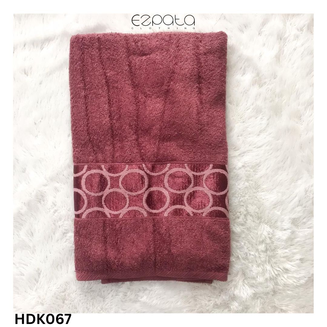 Handuk Mandi Dewasa Ukuran Besar Hanami  68x140cm Bahan Halus Premium Kualitas Premium Harga Termurah