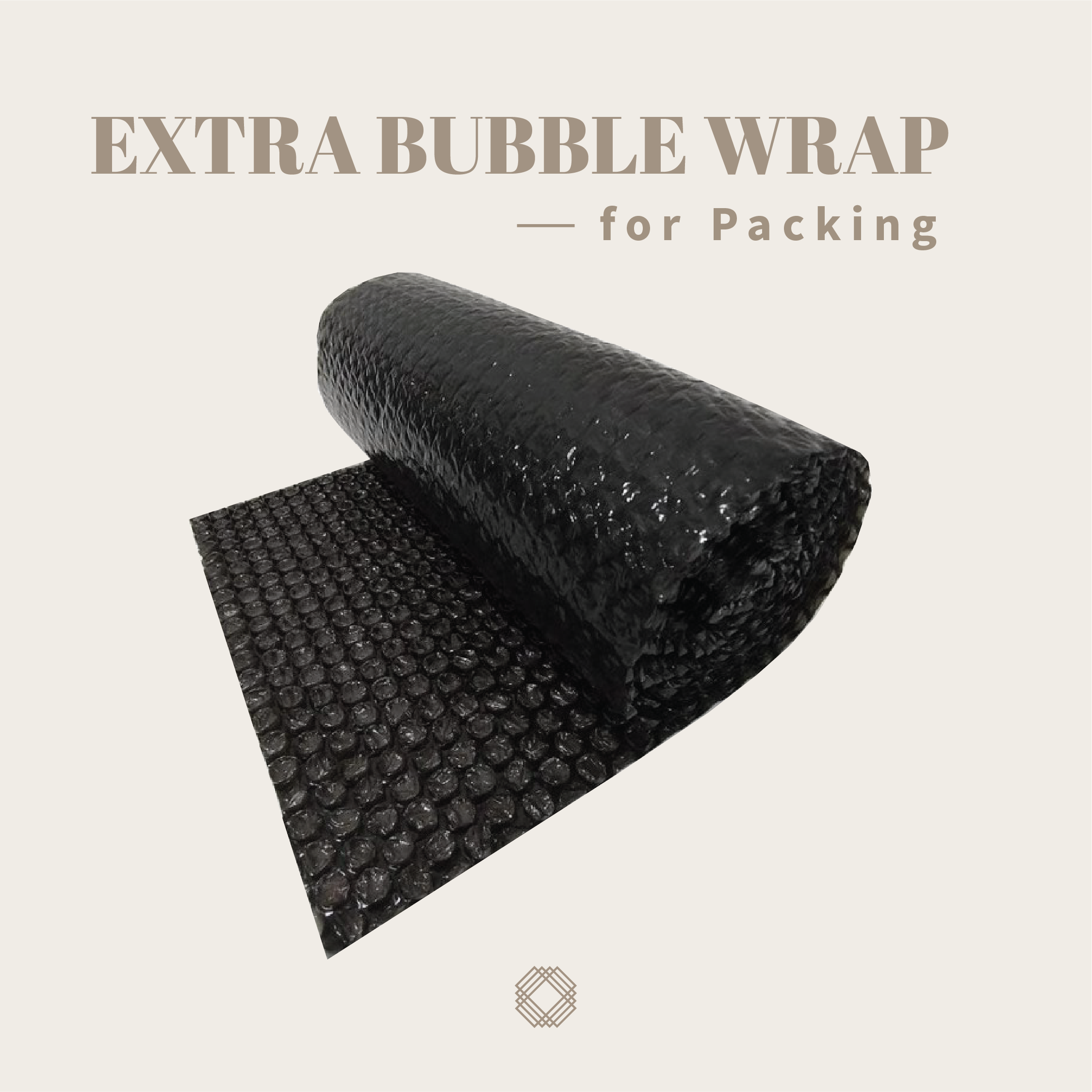 

( Hanya untuk pembeli ) Packing Tambahan Extra Packing Bubble Wrap Hitam Putih