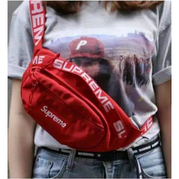 SUPREME WAISTBAG - TAS SLEMPANG/TAS BAHU PRIA WANITA MURAH S-031