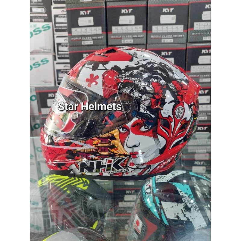 Helm NHK RX9 Geisha Black / Red