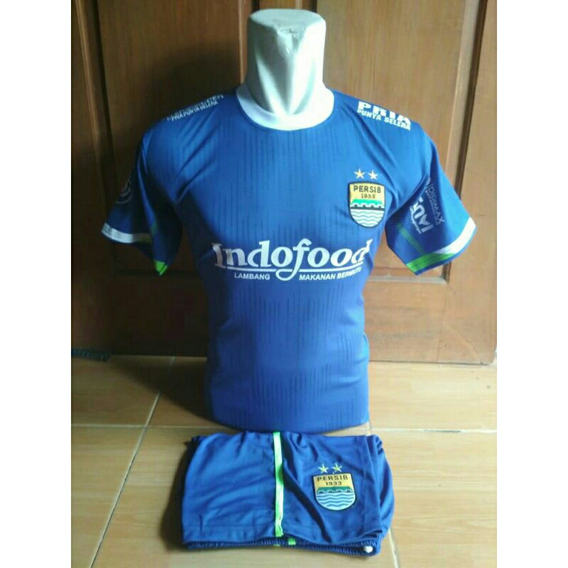 Kaos Setelan Jersey Sepak Bola PERSIB BANDUNG/Kaos Stelan Bola Liga Indonesia Baju Klub Club Liga BR
