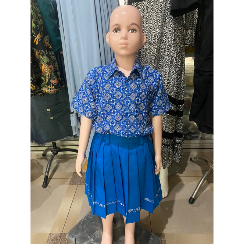 seragam batik tk anak anak sekolah