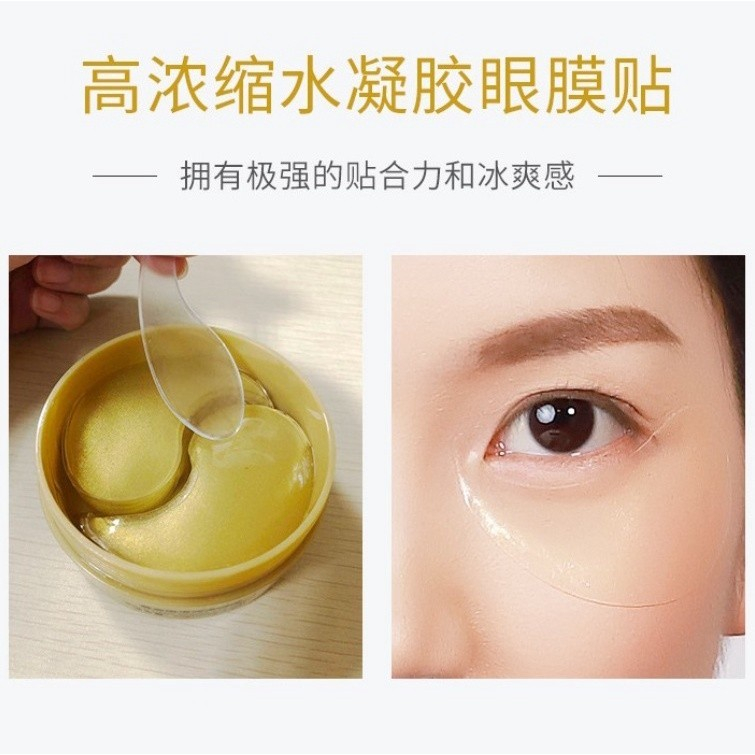 Zozu Eye Mask Patch Masker Mata Gold Collagen Avocado Isi 60 Lembar