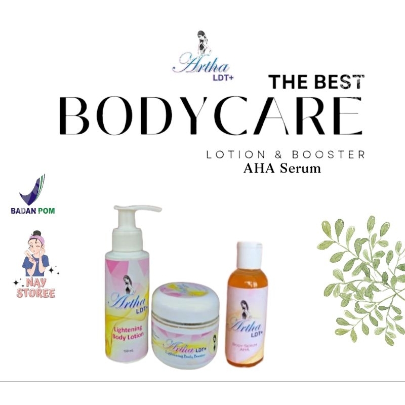 Paket  Artha ldt Lotion Booster Serum AHA/ PAKET Lotion Pemutih kulit Artha ldt BPOM