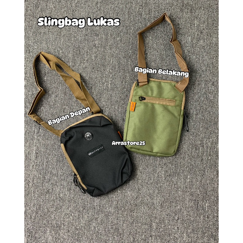 Tas Selempang Pria Wanita Buffback Lukas Mini Slingbag