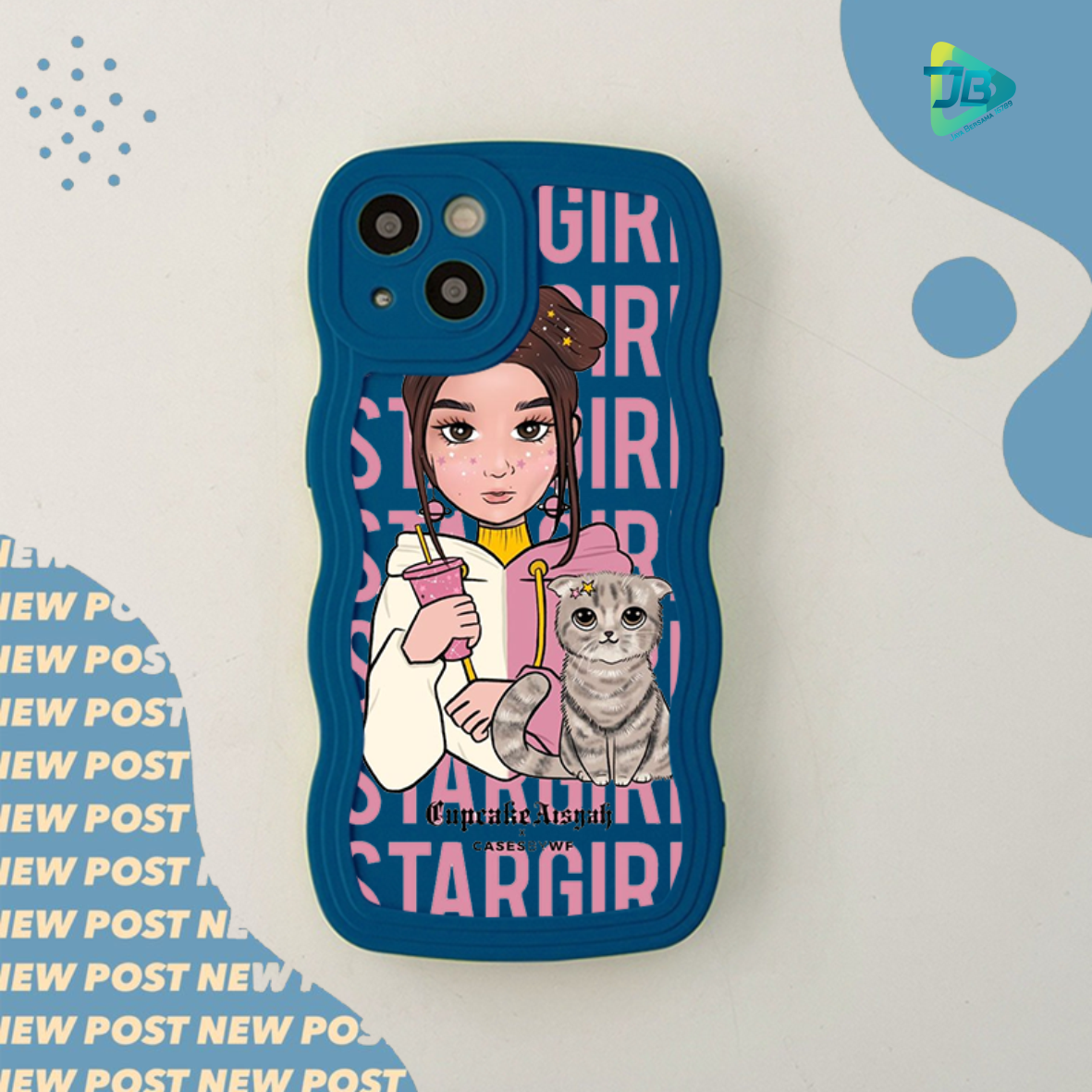 CUSTOM SOFTCASE SILIKON GELOMBANG WAVY CUSTOM STARGIRL VIVO Y12 Y15 Y17 Y15S Y16 Y02S Y20 Y12S Y20S Y33S Y21 Y22 Y30 Y50 Y35 2022 Y51 2020 Y53S Y53 Y71 Y75 Y83 Y91 Y93 Y91C Y1S V5 V7+ V21 V23E V25 PRO S15 JB8857