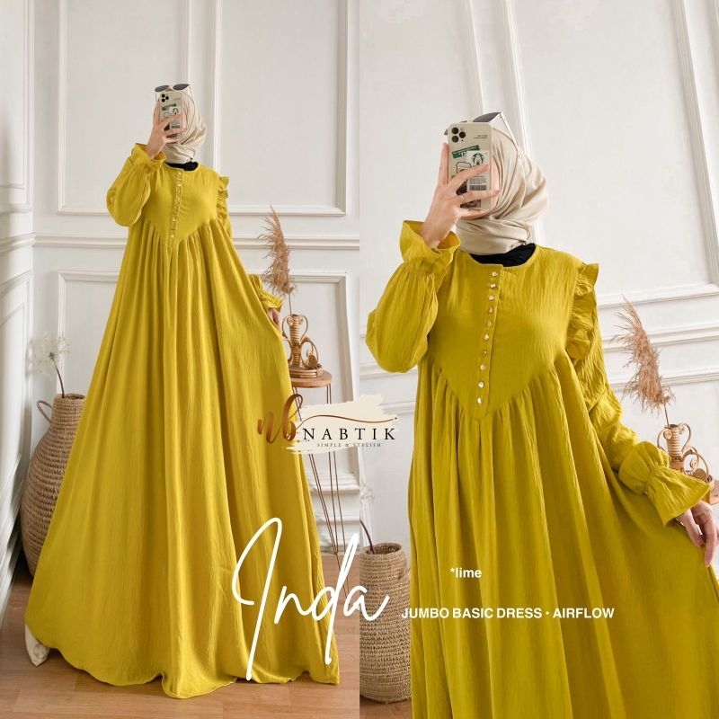 Inda jumbo dress maxy by nabtik