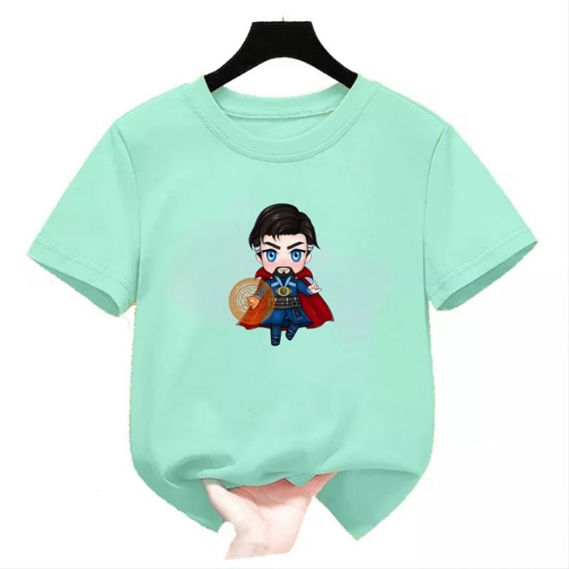 Baju Anak Doctor Marvel Kaos Anak Lengan Pendek Baju Oblong Atasan Anak 2-16Th Cod