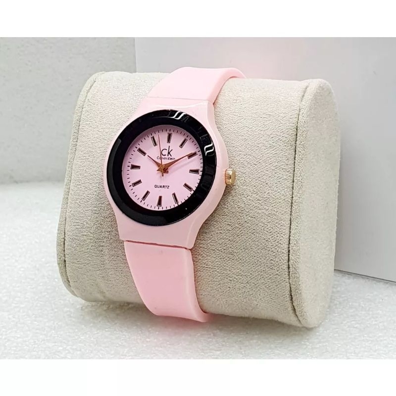 JAM TANGAN WANITA PASHION TALI RUBBER HARGA TERMURAH