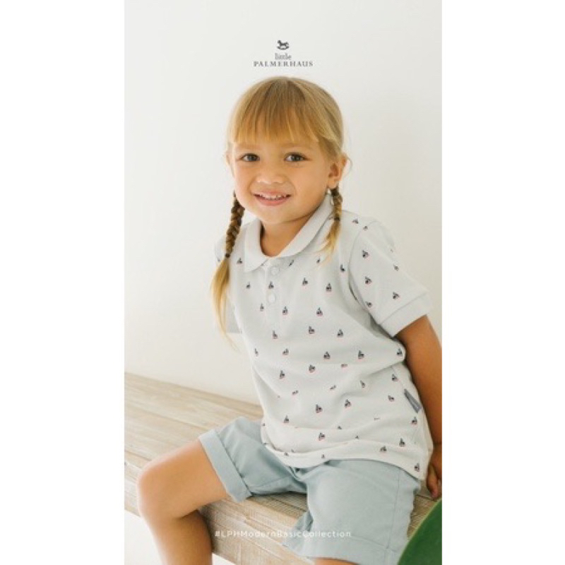 Little Palmerhaus Basic Polo Shirt 1-6y - Kaos Polo Anak