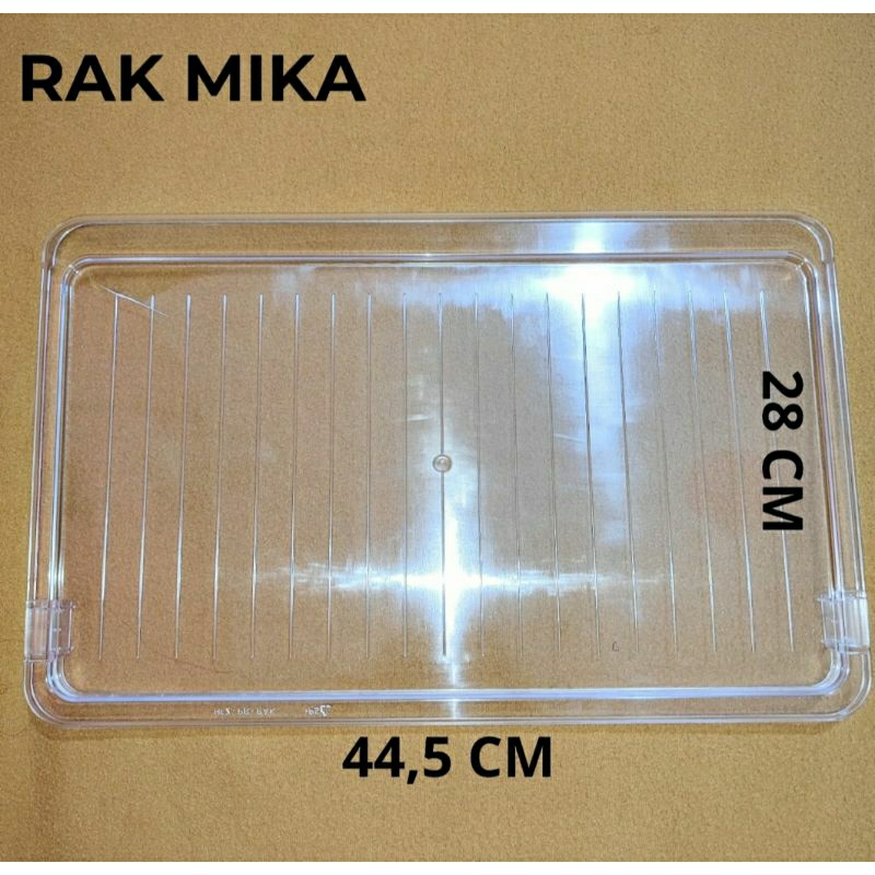 rak kulkas Polytron shelf tatakan dalam interior kulkas pr18