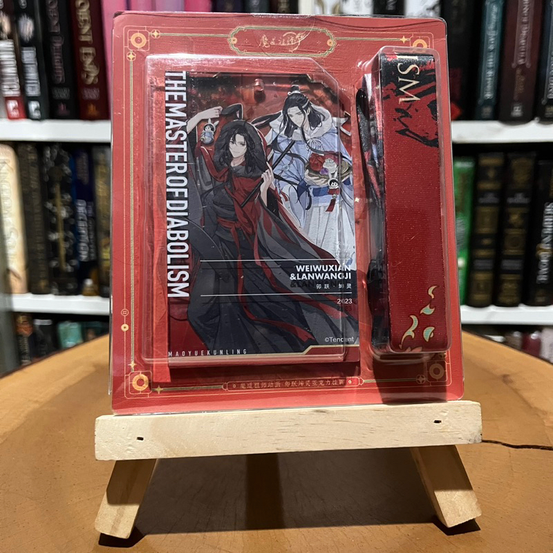 [OFFICIAL READY STOCK] MDZS MO DAO ZHU SHI Master Diabolism Wangxian Lan Wangji Wei Wuxian Wei Ying Lan Zhan x Maoyue Kunling Jewel Badges Metal Bookmark Shikishi