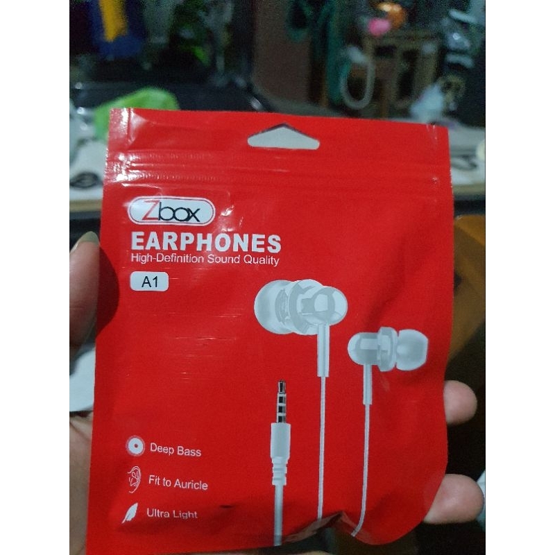 Z-BOX HF HEADSET A1 BASS JACK 3.5mm SUPORT VOICE CALL MICROPHONE TERMURAH ORIGINAL BERGARANSI