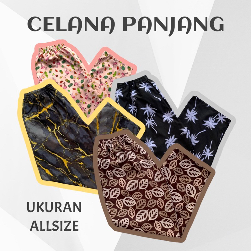 CELANA PANJANG ALLSIZE | CELANA TIDUR ADEM &amp; RINGAN