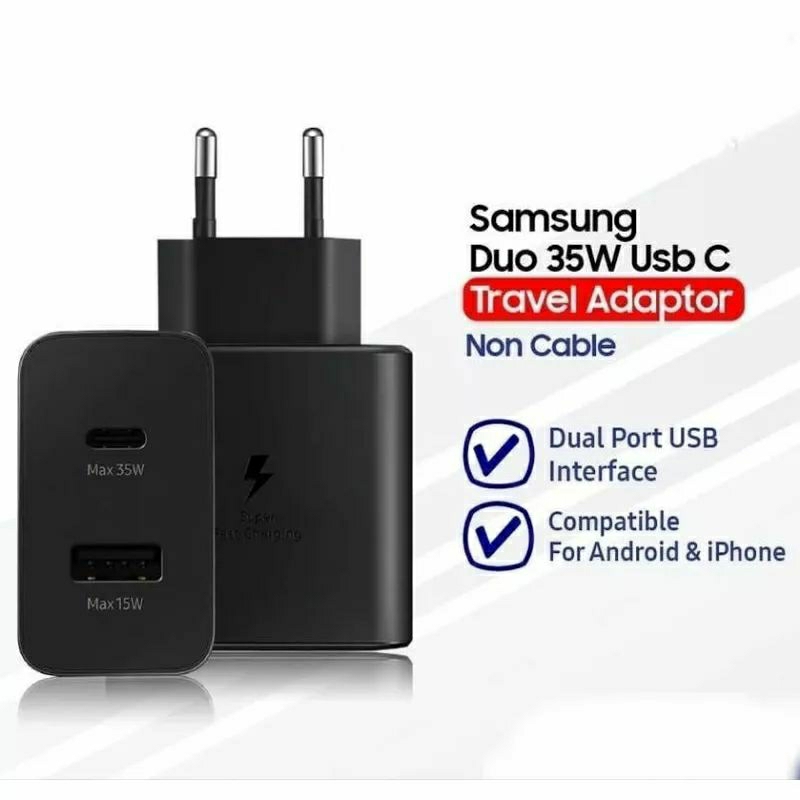 BATOK/KEPALA CHARGER SAMSUNG 35 WATT & 65 WATT