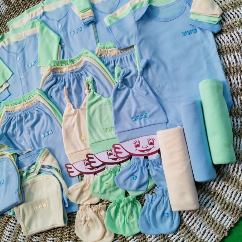 51 PCS Paket Perlengkapan Bayi Baru Lahir Paket Brojol Baby Newborn Paket Baju Bayi Baru Lahir komplit talitababywear