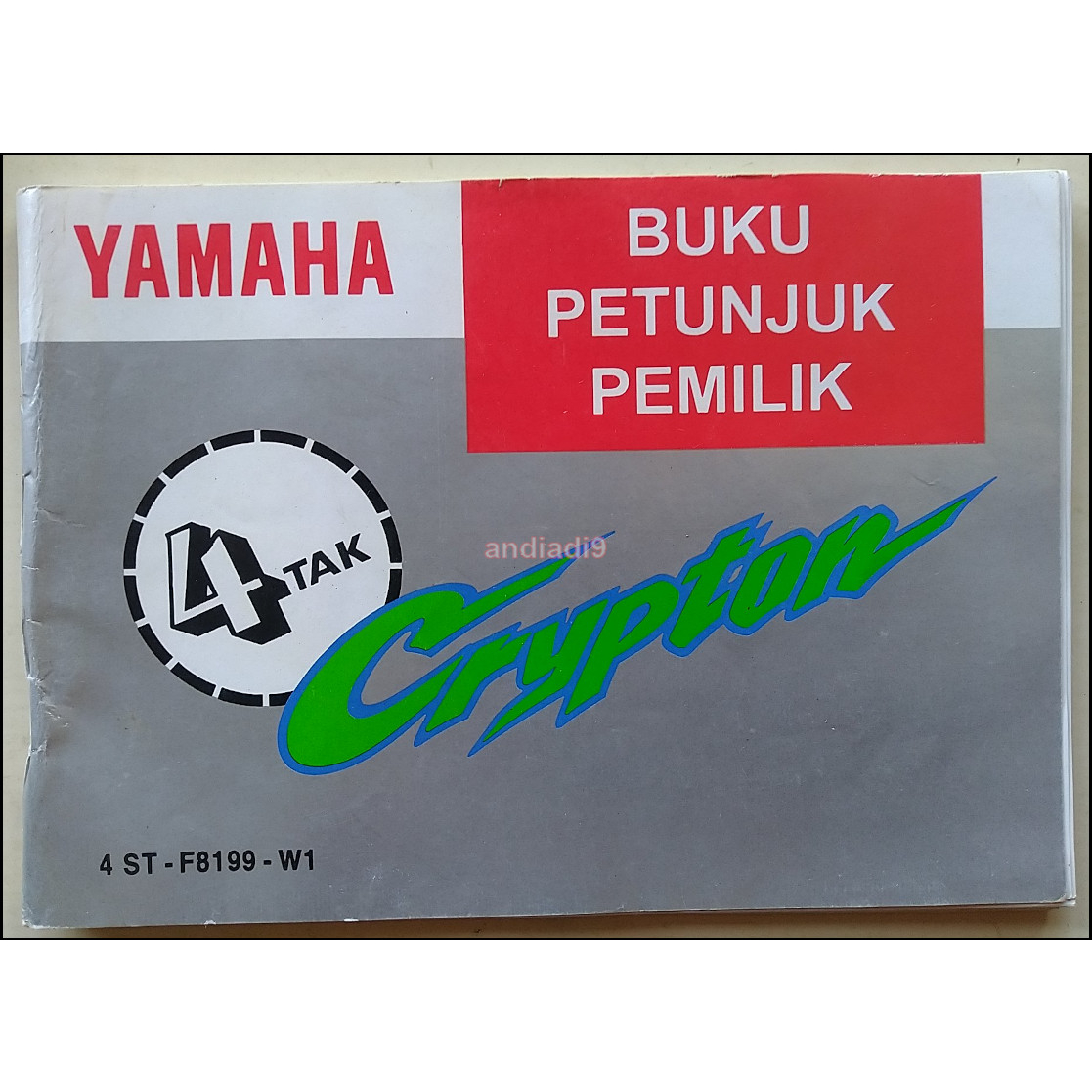 BUKU PETUNJUK PEMILIK YAMAHA CRYPTON 4 TAK