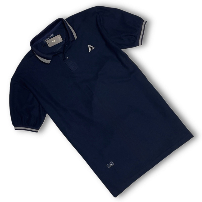 Polo Shirt Helvig trap Polo ShirtPria Lengan Pendek Polos Kaos Kerah Original Casual Distro Premium Polo Salur