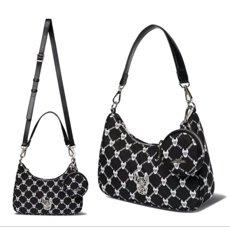 LifeWork jaggard monogram hobo bag pattern bag original korea/ tas wanita