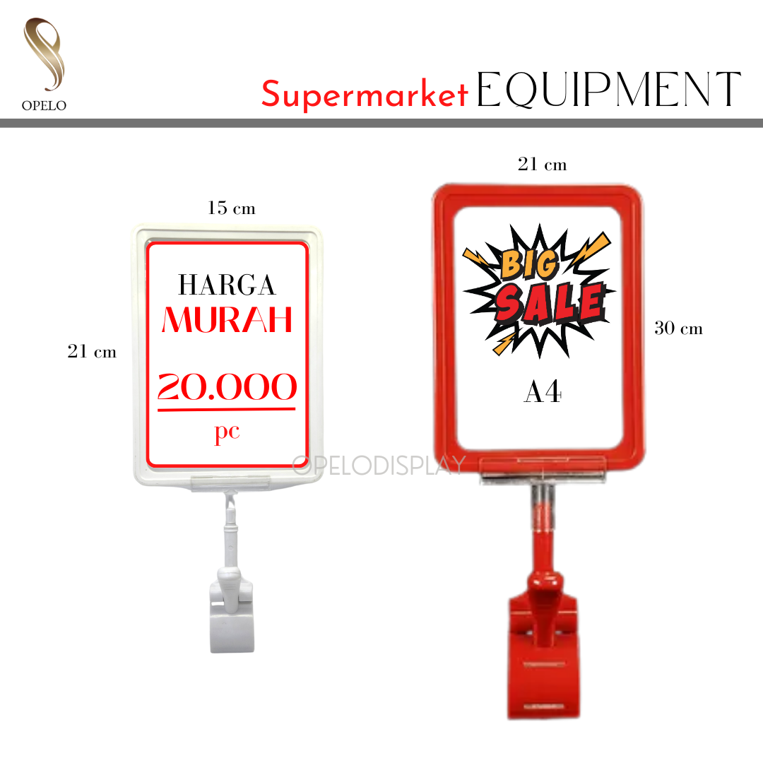 JEMPOL HARGA FRAME POSTER JEPIT A4 DAN A5 PENJEPIT FRAME HARGA SUPERMARKET