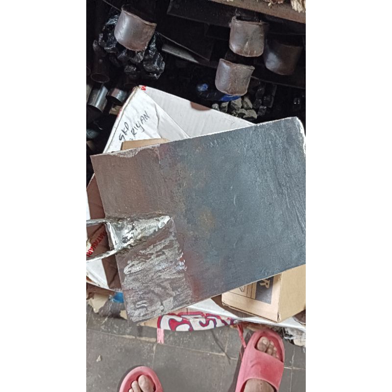 cangkul baja anti lengket/plat cangkul anti lengket