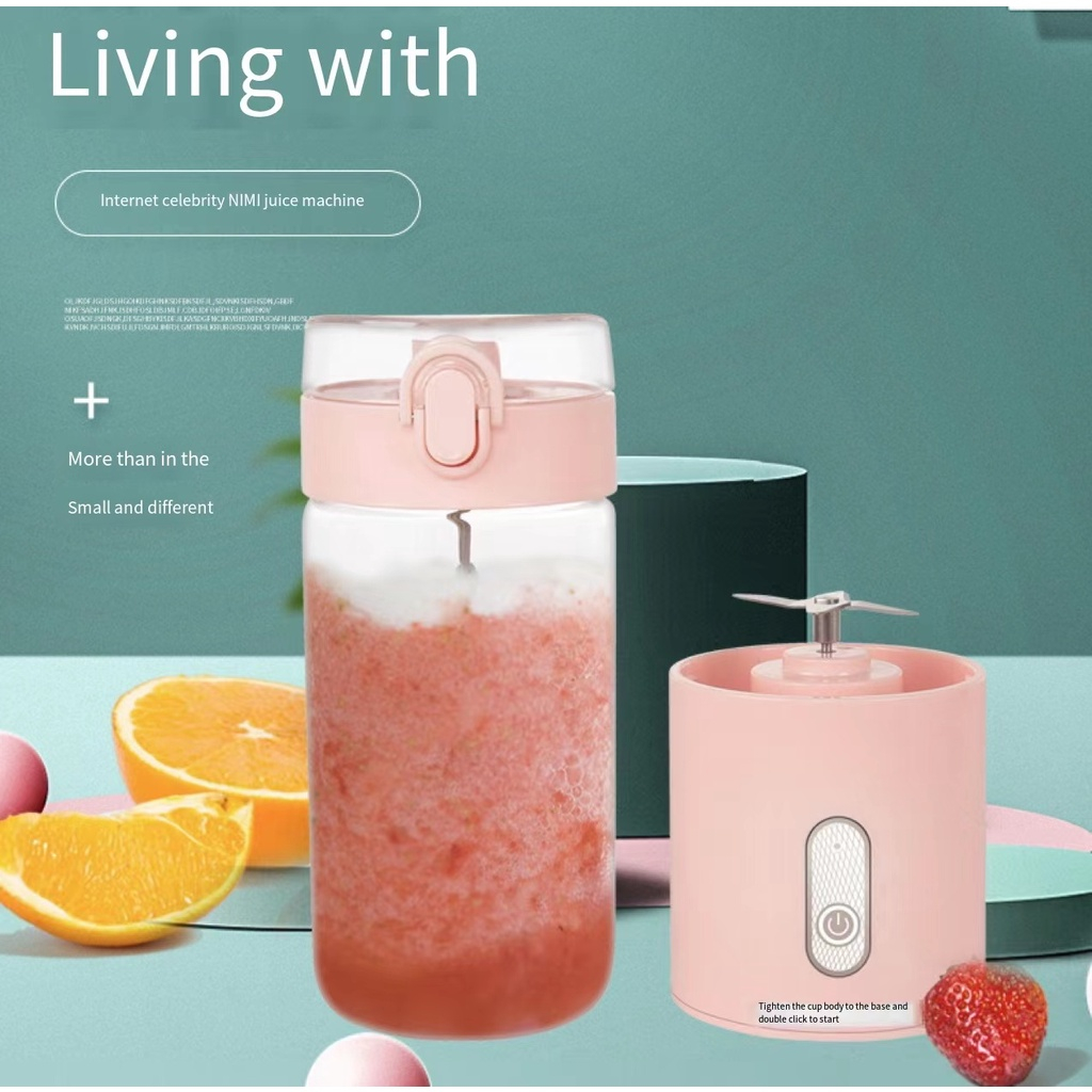 Blender Juicer Portable 400ML UPUPIN Mini Juicer Multifungsi 6 Mata Pisau PCTG not Vitamer abeni 500ml