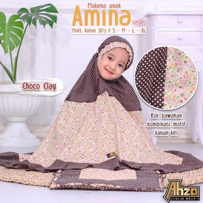 Mukena amina Kids by ahza (ready stok)