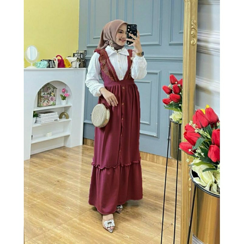 BAJU WANITA GAMIS BELIA DRESS MAXY / IR FASHION / TERMURAH / TERLARIS / COD BAYAR DITEMPAT / FLASH S