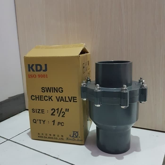 Original KDJ Taiwan - Swing Check Valve 21/2" inch Check Valve 2.5" Cek Valep 21/2" Swing Checkvalve