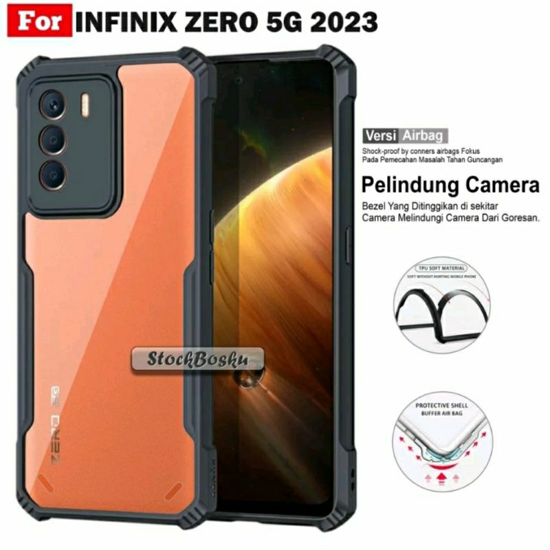 Case Infinix Zero 5G 2023 Premium Black/Case Fuze Transparan infinix zero 5G