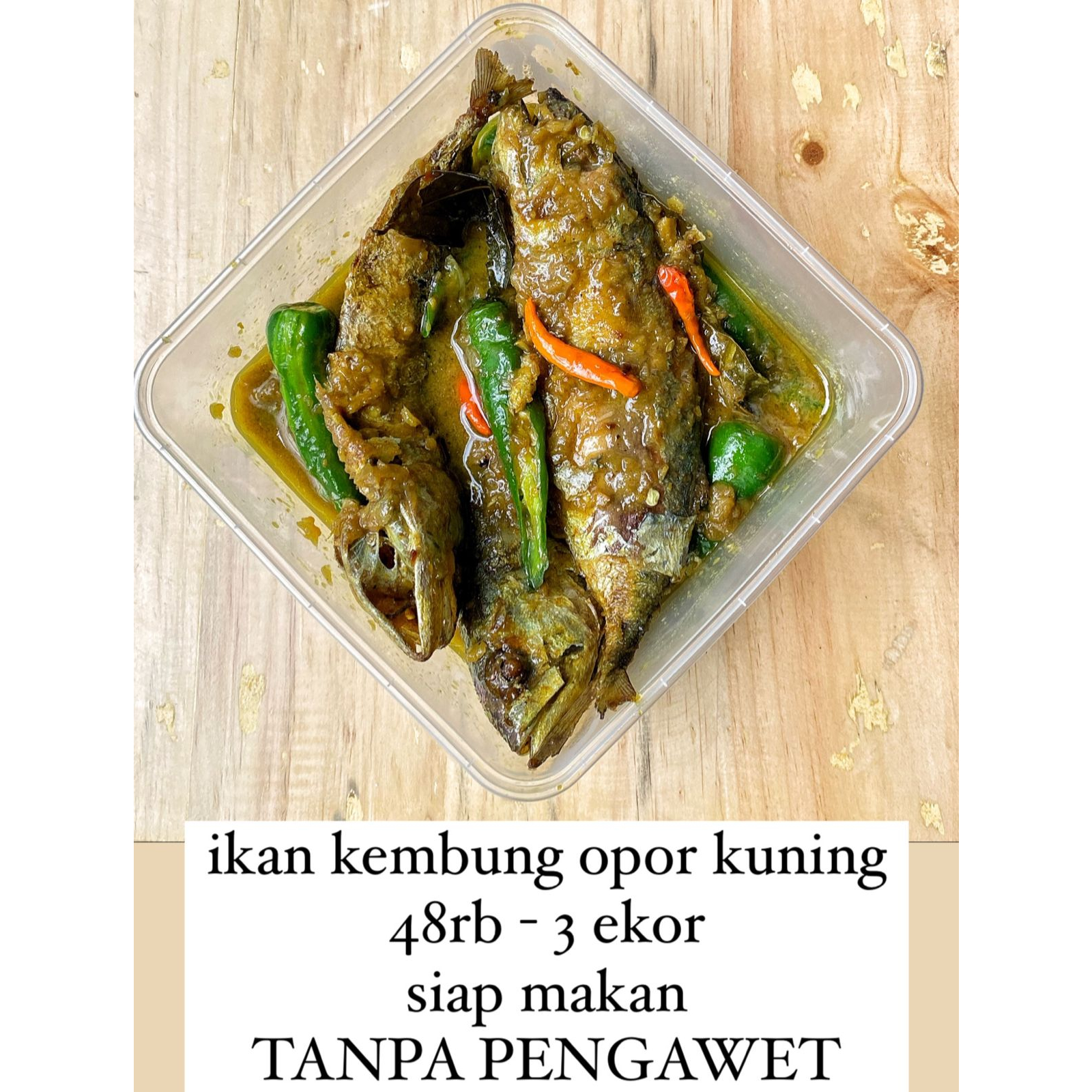 

Ikan Kembung Opor Kuning - SIAP MAKAN HOMEMADE - Ready Setiap Hari