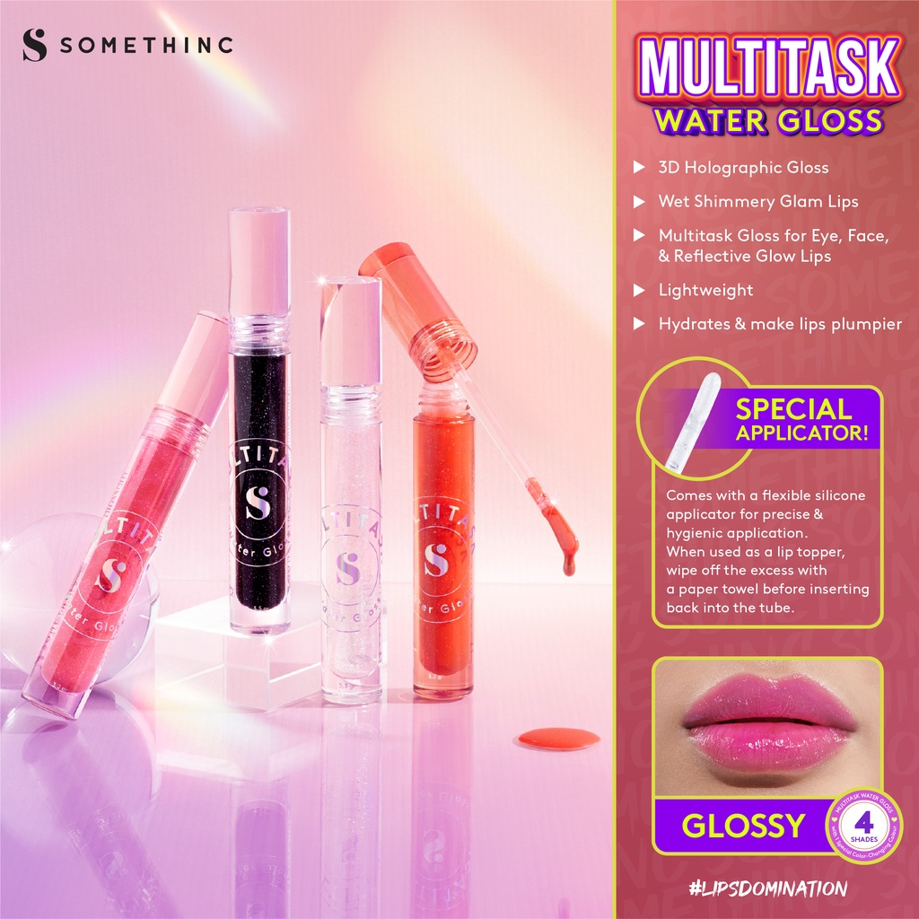 ✨ AKU MURAH ✨ SOMETHINC Multitask Water Gloss - Lip Gloss