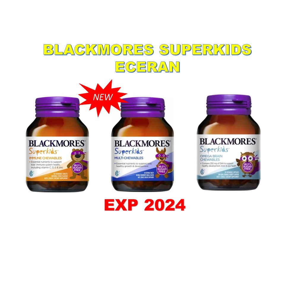 Blackmores Superkids Immune, Multi, Omega Brain Chewable