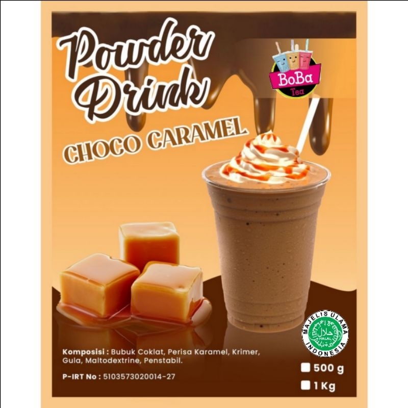 [1kg Reguler] Bubuk Minuman Rasa Choco Caramel 1 KG