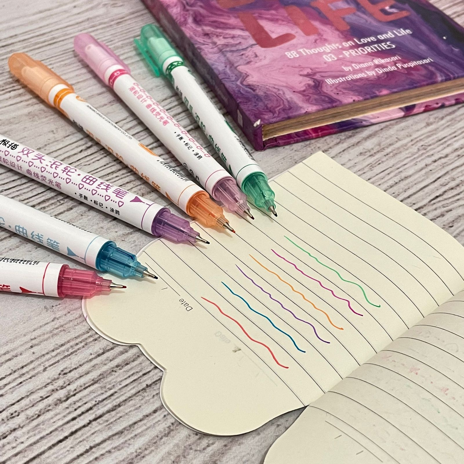 

Pulpen Linear 1 Set isi 6 Pieces Warna JM-7707 / Pen Garis Motif Lucu / Alat Tulis Sekolah dan Kantor Kekinian Unik Harga Murah Bisa COD