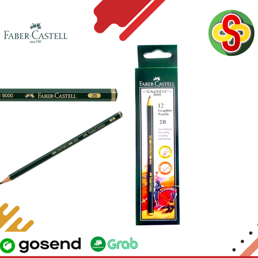 Pensil 2B / Pensil Ujian / Pencil Faber Castell