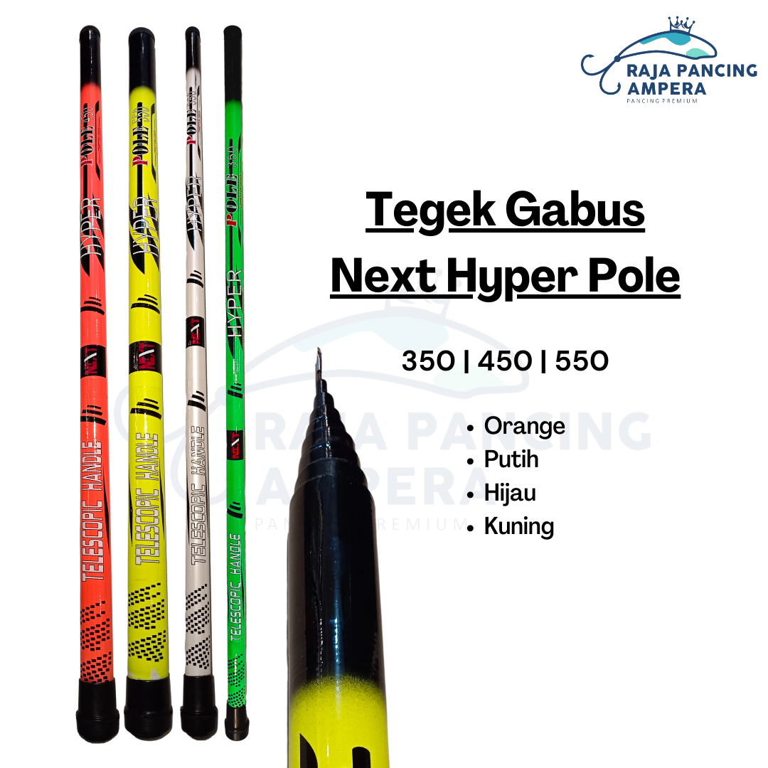 JORAN Pair TEGEK IKAN GABUS HYPER POLE STIK PANCING RUAS PENDEK Dudul