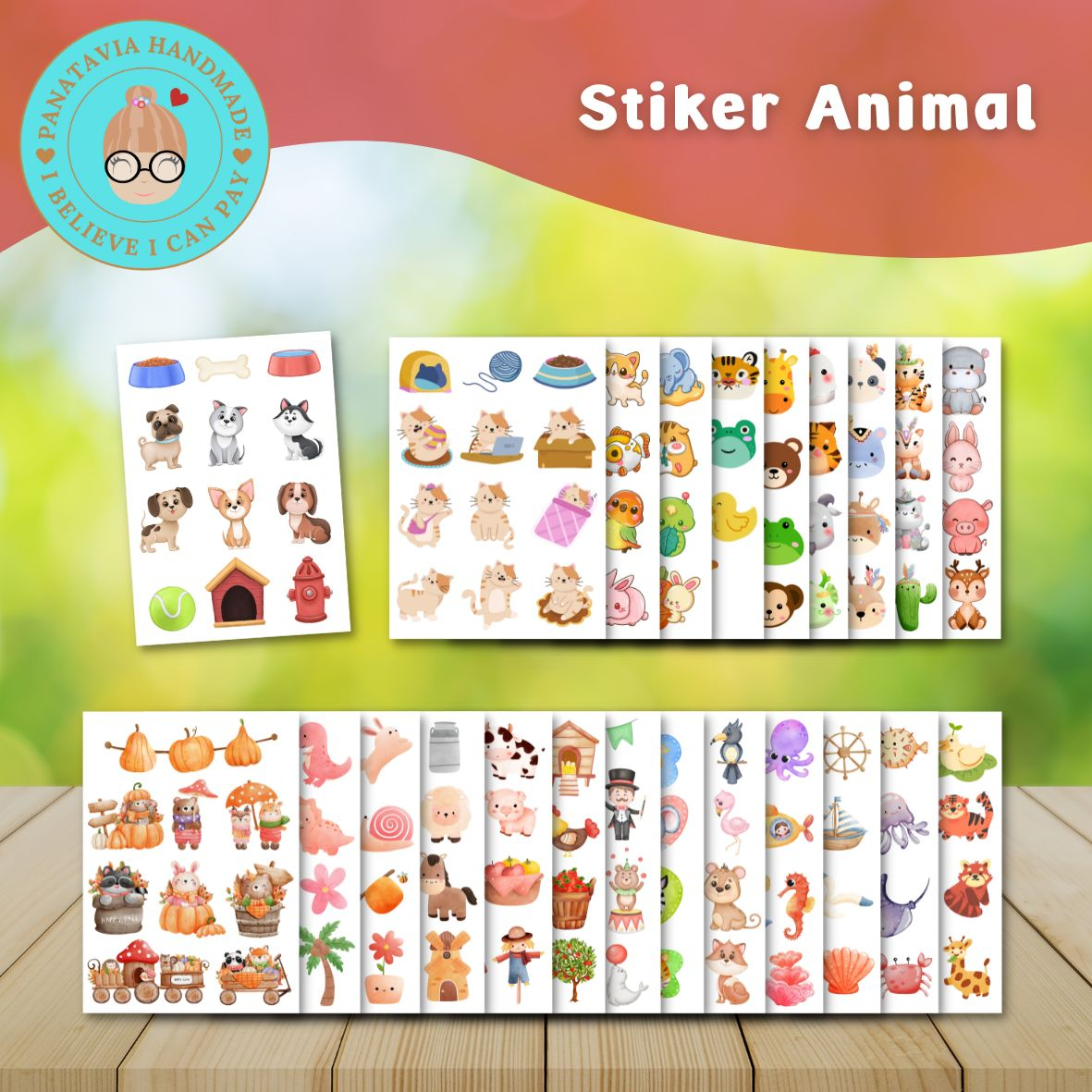 

Stiker Lucu ♡ Tema Animal | Stiker Tahan Air | Stiker tahan Cuaca | Stiker estetik | Stiker Murah