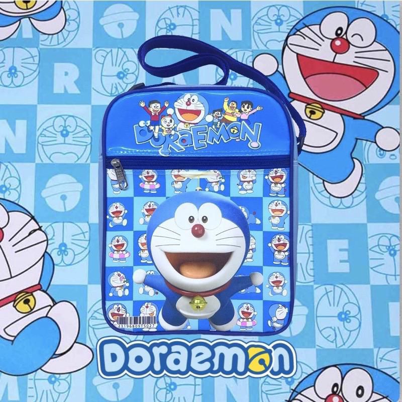 (STOK TERBATASS) Tas Selempang Anak Doraemon / Tas Ngaji Anak / Tas Selempang Anak kecil / Tas Anak 