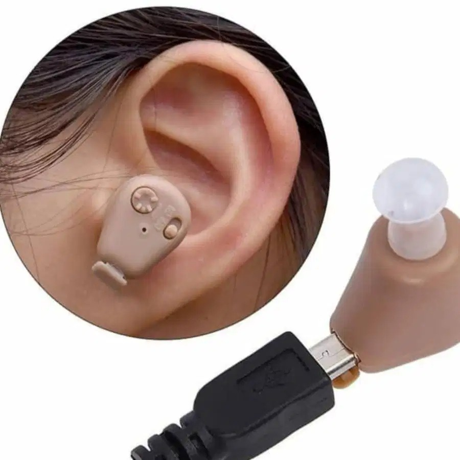 Hearing Aid K-88 non cable - alat bantu pendengaran bisa di cas tanpa kabel-K88